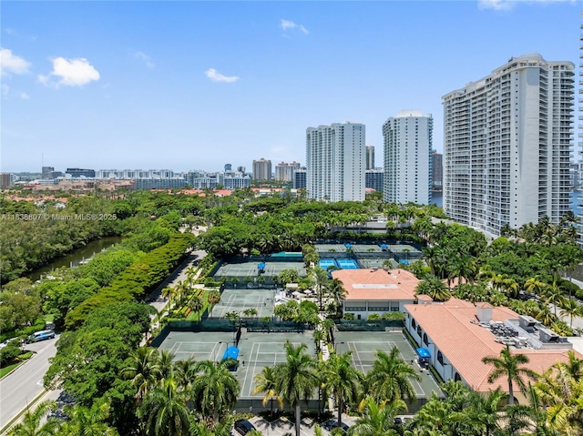2000 Island Blvd Unit 2409, Aventura, FL 33160 - aerial view of city skyline