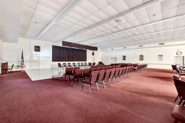 7684 NW 18th St Unit 202, Margate, FL 33063 - carpeted home theater featuring baseboards