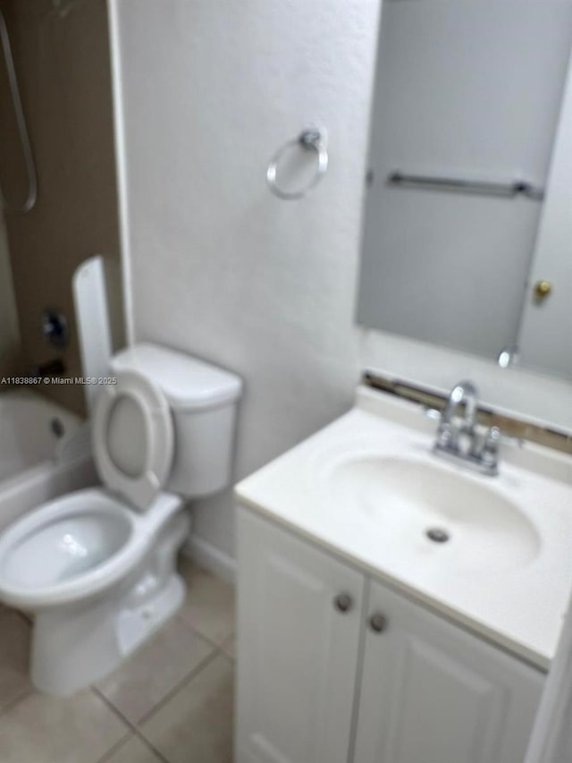 8560 N Sherman Cir Unit 105, Miramar, FL 33025 - bathroom featuring vanity, tile patterned floors, and shower / bath combination