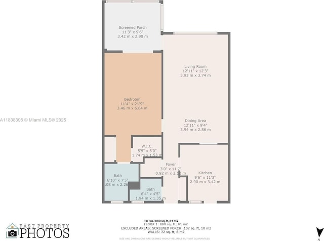 1170 NE 191st St Unit 24, Miami, FL 33179 - view of home floor plan
