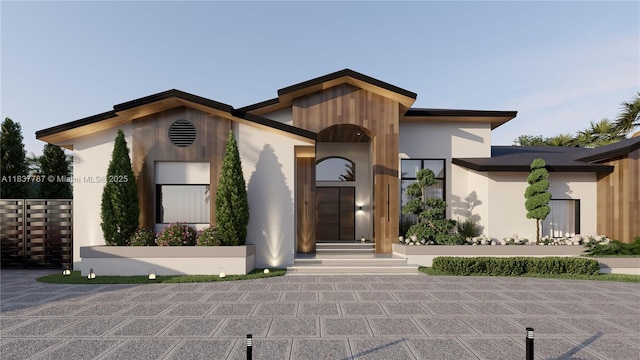 7861 SW 181st Ter, Palmetto Bay, FL 33157 - contemporary house featuring stucco siding