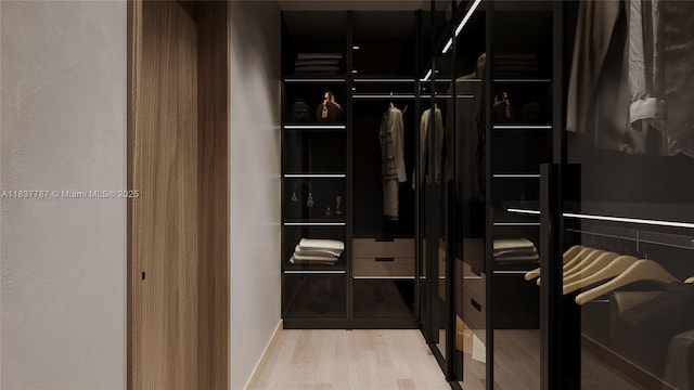 7861 SW 181st Ter, Palmetto Bay, FL 33157 - spacious closet featuring light wood-style flooring