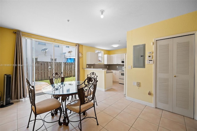 8079 W 36th Ave Unit 6, Hialeah, FL 33018 - dining room featuring electric panel and light tile patterned floors