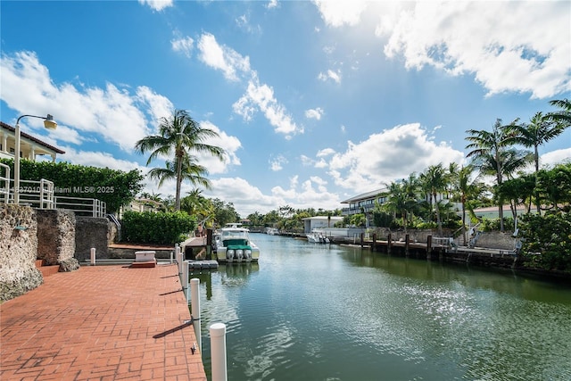 5308 Riviera Dr, Coral Gables, FL 33146 - water view with a dock