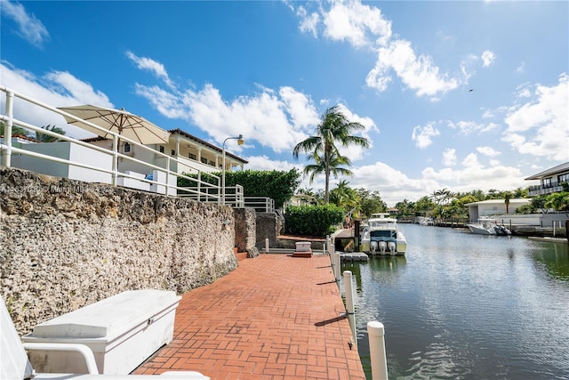 5308 Riviera Dr, Coral Gables, FL 33146 - dock with a water view