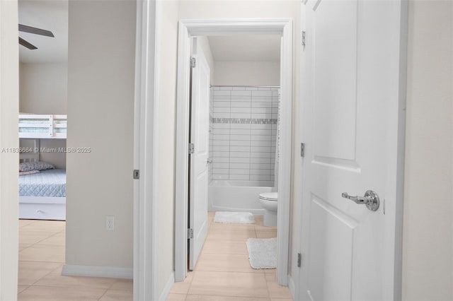 8036 NW 78th St, Tamarac, FL 33321 - hallway with light tile patterned floors