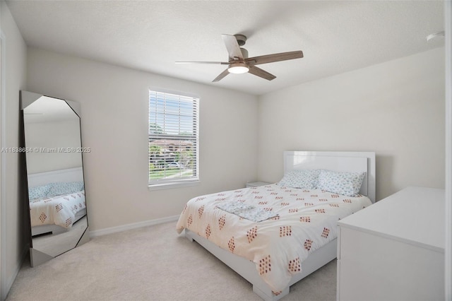 8036 NW 78th St, Tamarac, FL 33321 - bedroom with light carpet and a ceiling fan