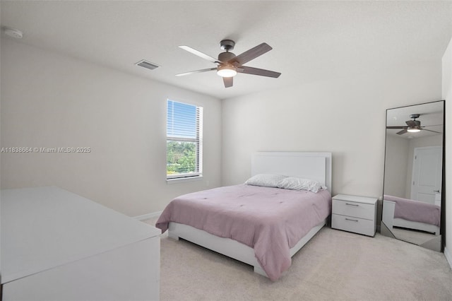 8036 NW 78th St, Tamarac, FL 33321 - bedroom featuring light carpet and ceiling fan
