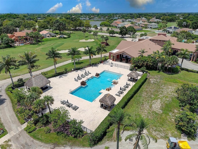 8036 NW 78th St, Tamarac, FL 33321 - bird's eye view of a pool and a golf club