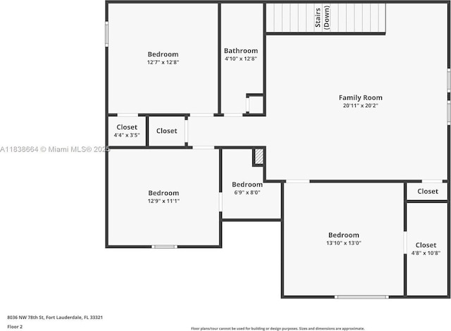 8036 NW 78th St, Tamarac, FL 33321 - view of floor plan / room layout