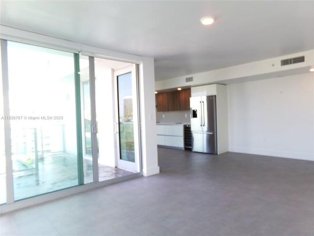 1025 92nd St Unit 804, Bay Harbor Islands, FL 33154 - unfurnished living room featuring recessed lighting