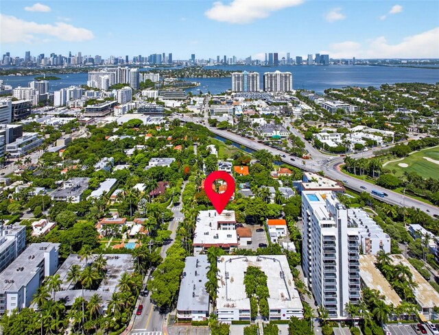 1821 Jefferson Ave Unit 202, Miami Beach, FL 33139 - view of property location with skyline and a large body of water