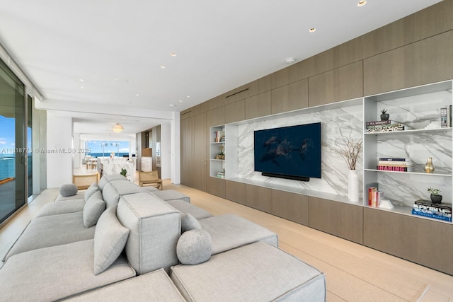 10203 Collins Ave Unit 701, Bal Harbour, FL 33154 - living room with built in features