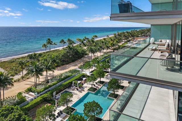 10203 Collins Ave Unit 701, Bal Harbour, FL 33154 - water view with local beach