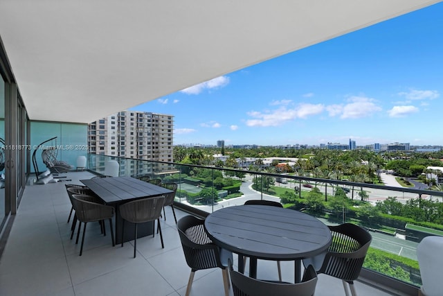 10203 Collins Ave Unit 701, Bal Harbour, FL 33154 - balcony featuring a city view