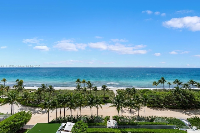 10203 Collins Ave Unit 701, Bal Harbour, FL 33154 - water view featuring nearby beach