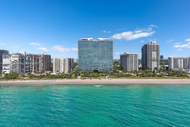 10203 Collins Ave Unit 701, Bal Harbour, FL 33154 - water view with nearby beach and skyline