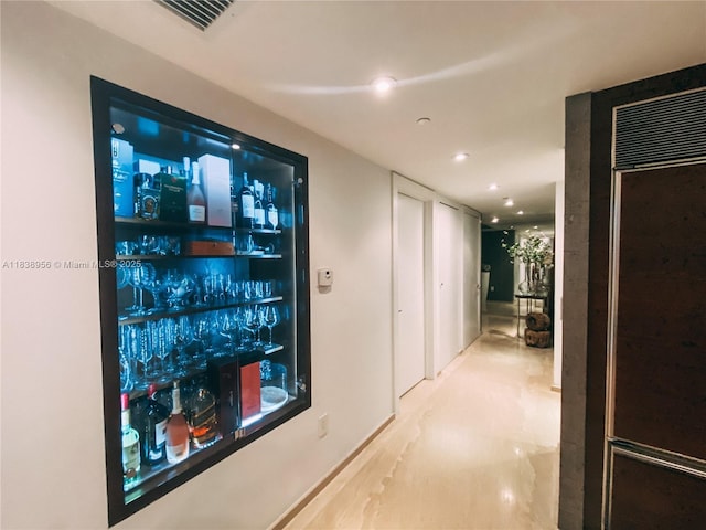 465 Brickell Ave Unit 1101, Miami, FL 33131 - corridor with recessed lighting and baseboards