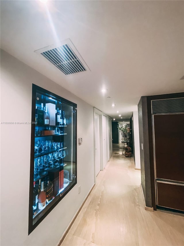 465 Brickell Ave Unit 1101, Miami, FL 33131 - hallway with baseboards and recessed lighting