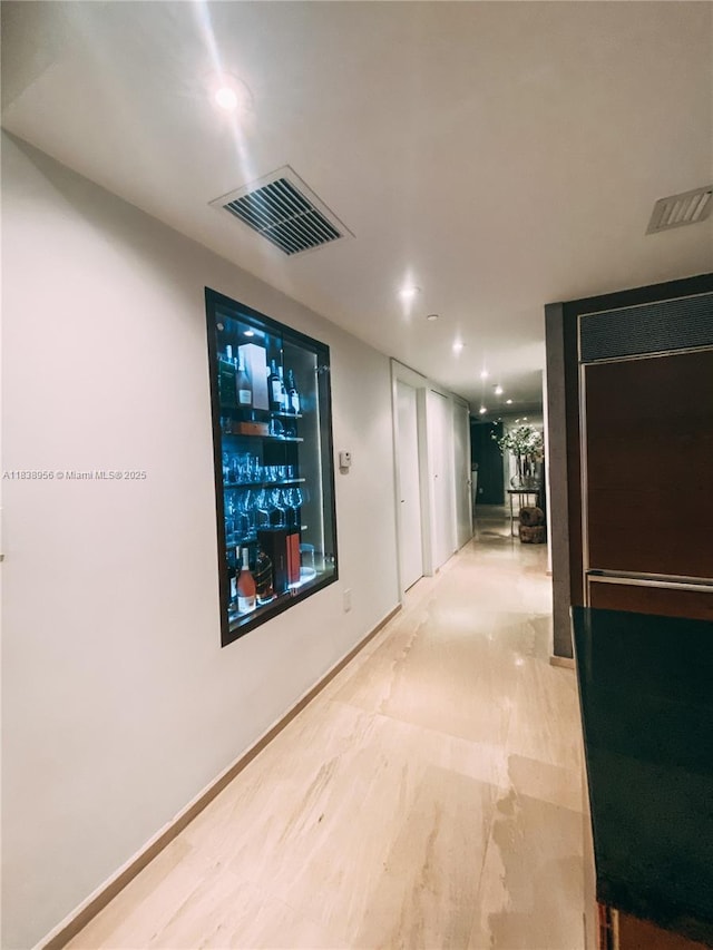 465 Brickell Ave Unit 1101, Miami, FL 33131 - hall featuring recessed lighting and baseboards