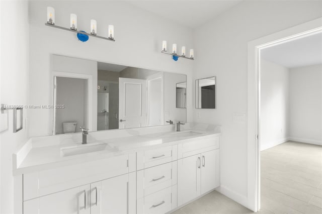 3451 SW 19th St, Fort Lauderdale, FL 33312 - full bath with double vanity and a stall shower