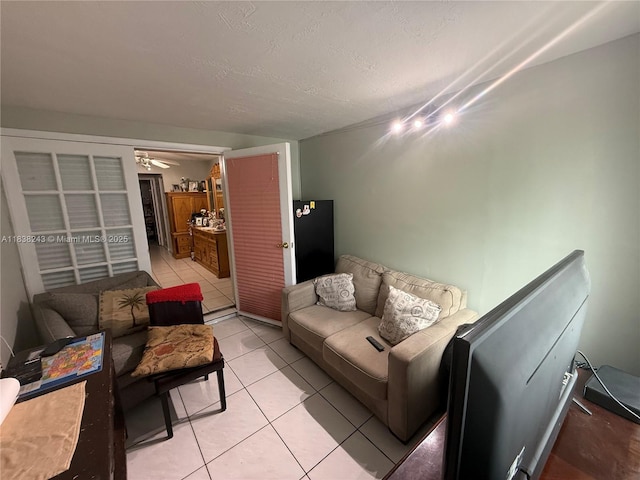 10726 SW 147th Pl, Miami, FL 33196 - living area with light tile patterned floors and ceiling fan