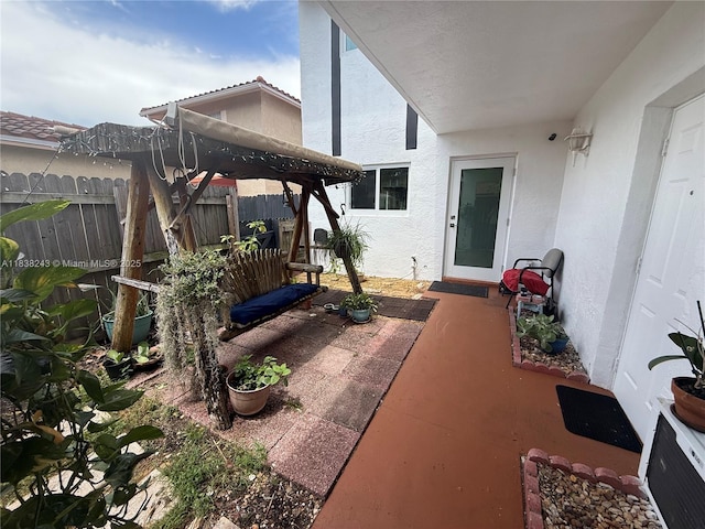 10726 SW 147th Pl, Miami, FL 33196 - view of patio with a gazebo