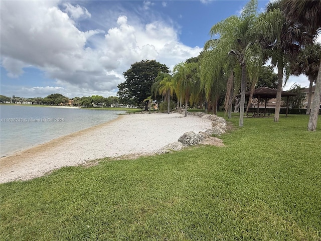 10726 SW 147th Pl, Miami, FL 33196 - water view featuring a gazebo