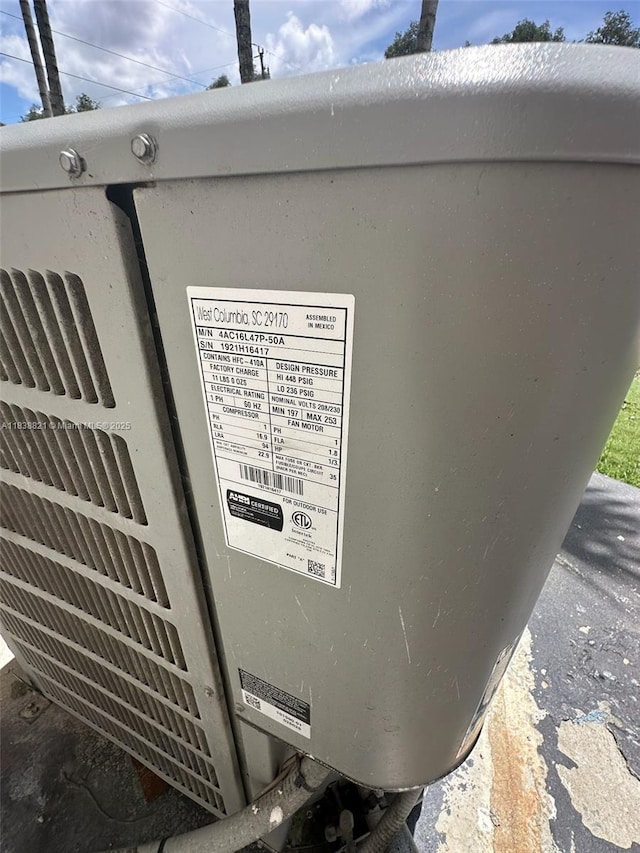 1249 S Flamingo Rd, Davie, FL 33325 - exterior view of a central AC unit