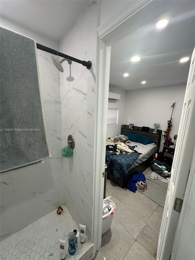 1249 S Flamingo Rd, Davie, FL 33325 - bathroom with a marble finish shower and recessed lighting