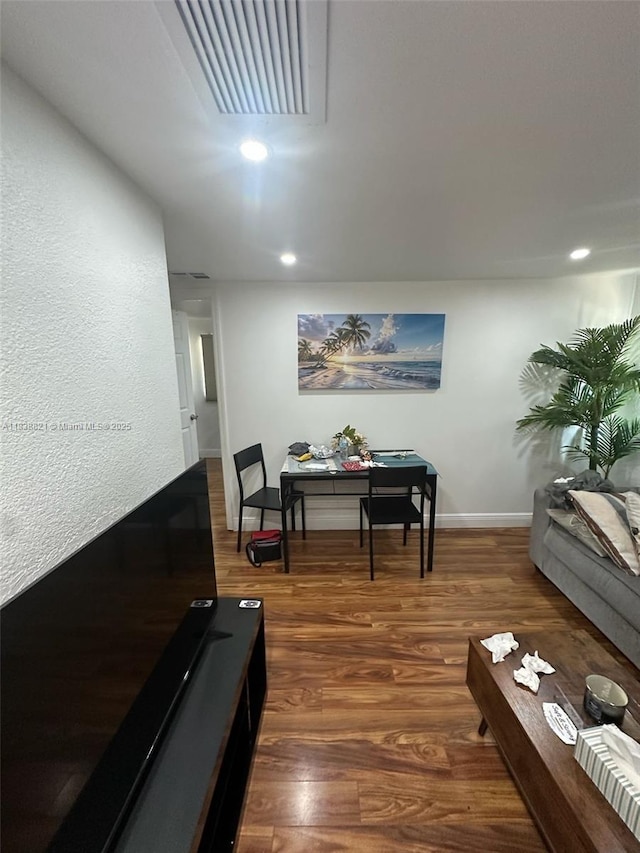 1249 S Flamingo Rd, Davie, FL 33325 - hallway featuring dark wood finished floors and recessed lighting