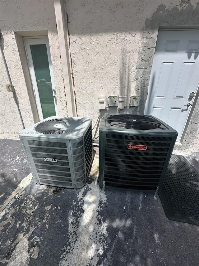 1249 S Flamingo Rd, Davie, FL 33325 - exterior view of a central AC unit and stucco siding