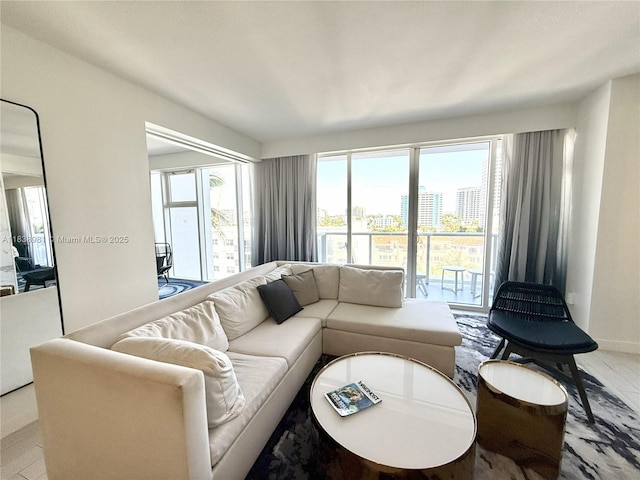 3101 Bayshore Dr Unit 704, Fort Lauderdale, FL 33304 - living area featuring a view of city