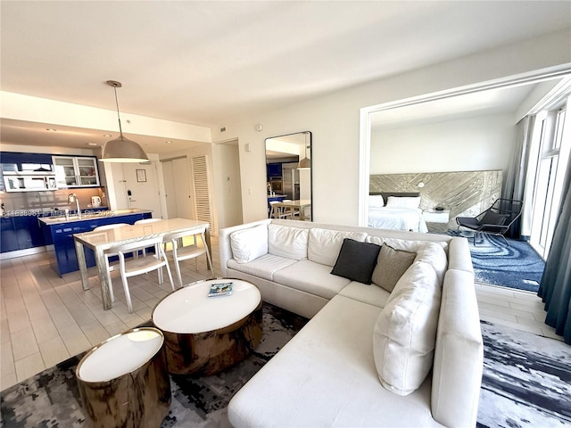 3101 Bayshore Dr Unit 704, Fort Lauderdale, FL 33304 - living room with wood finished floors