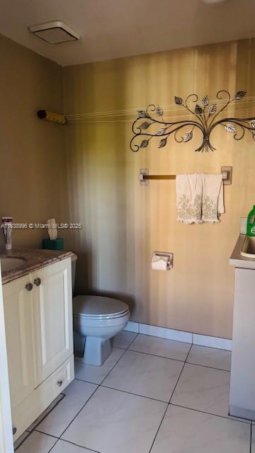 2385 W 69th St Unit 2385-B, Hialeah, FL 33016 - bathroom with vanity and tile patterned flooring