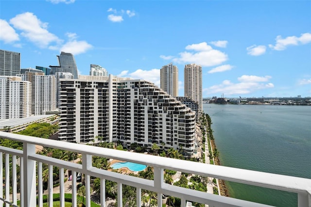 770 Claughton Island Dr Unit 1915, Miami, FL 33131 - water view with city skyline