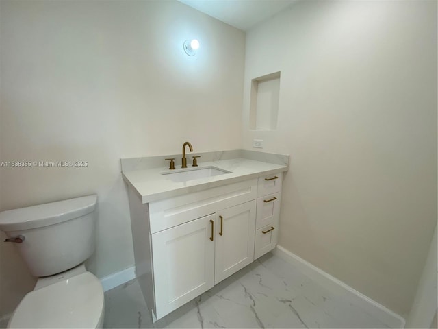4400 Hillcrest Dr Unit 314B, Hollywood, FL 33021 - bathroom featuring vanity and marble look tile flooring