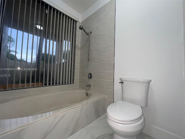 8831 SW 130th Pl Unit 106, Miami, FL 33186 - full bathroom with a combined bath / shower with marble appearance and marble look tiles