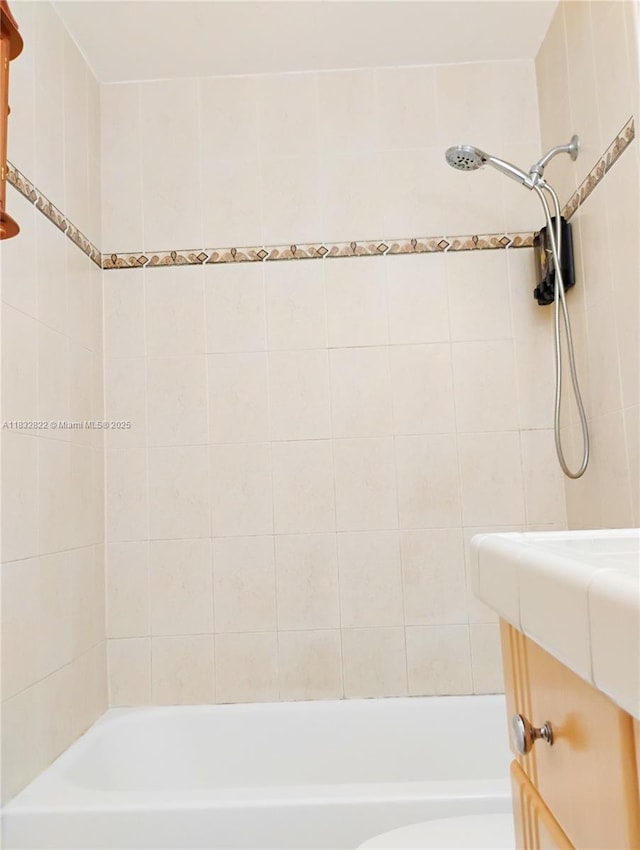 8605 SW 68th Ct Unit 22, Pinecrest, FL 33156 - full bathroom featuring vanity and washtub / shower combination