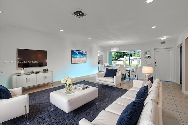16000 N Miami Ave, Miami, FL 33169 - living area with recessed lighting and light tile patterned floors
