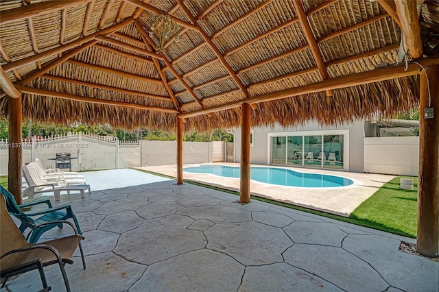 16000 N Miami Ave, Miami, FL 33169 - view of swimming pool with a gazebo and a patio