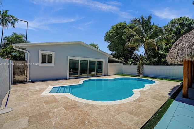 16000 N Miami Ave, Miami, FL 33169 - view of pool with a patio and a fenced backyard