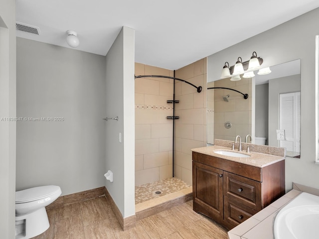 18232 SW 5th St, Pembroke Pines, FL 33029 - bathroom featuring vanity and tiled shower