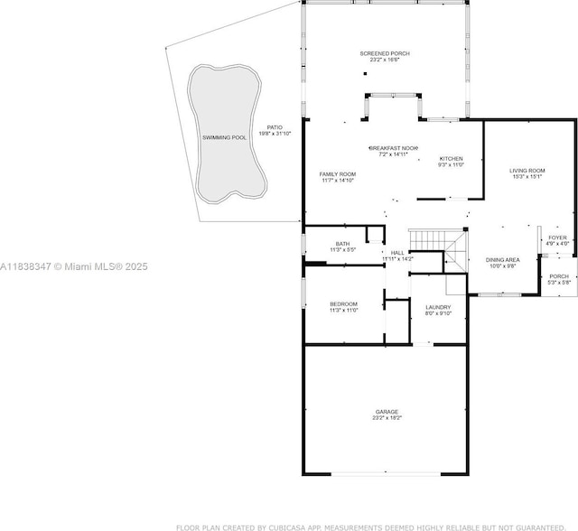 18232 SW 5th St, Pembroke Pines, FL 33029 - view of home floor plan