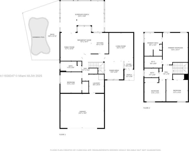 18232 SW 5th St, Pembroke Pines, FL 33029 - view of floor plan / room layout