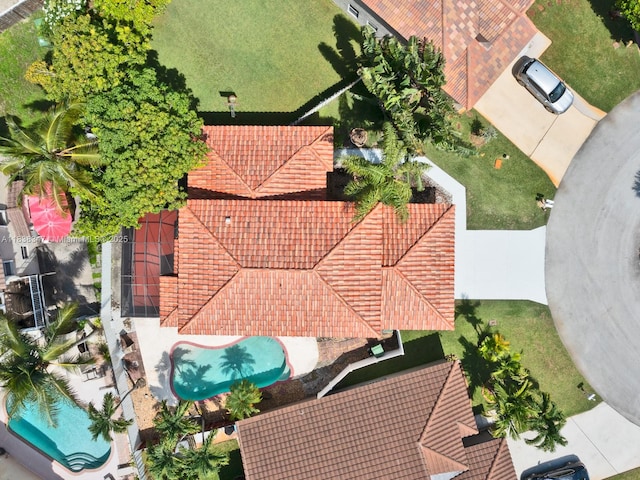18232 SW 5th St, Pembroke Pines, FL 33029 - bird's eye view of a pool