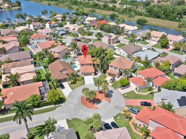 18232 SW 5th St, Pembroke Pines, FL 33029 - aerial perspective of suburban area with a nearby body of water