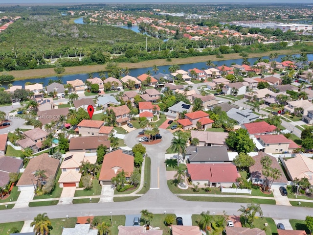 18232 SW 5th St, Pembroke Pines, FL 33029 - aerial view of property and surrounding area with nearby suburban area