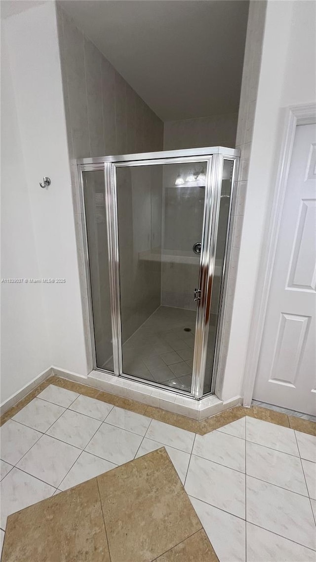 3001 SW 156th Ave, Miami, FL 33185 - full bathroom featuring tile patterned flooring and a stall shower
