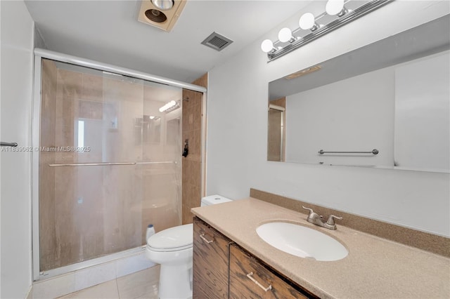 919 Hillcrest Dr Unit 704, Hollywood, FL 33021 - full bathroom featuring vanity, tile patterned floors, and a shower stall